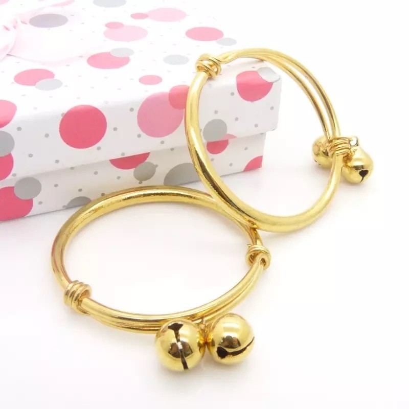 2 pc bell bangle/anklet set