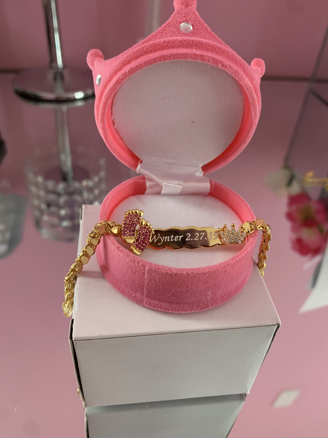 Custom Birthday Name Bracelet