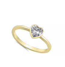 Load image into Gallery viewer, Two Tone Heart Ring
