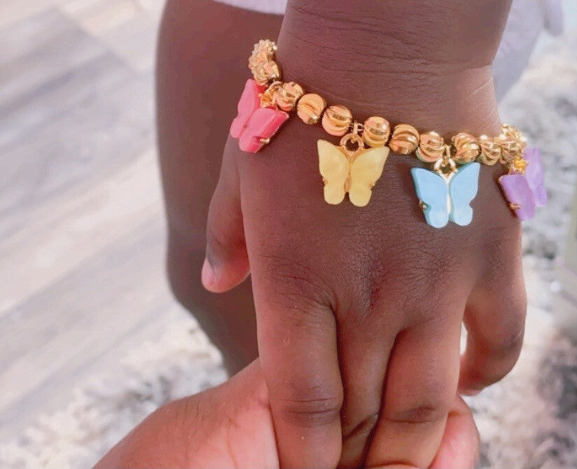 Beaded Butterfly Bracelet