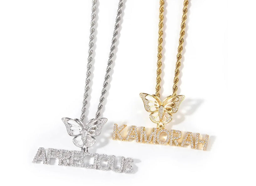 Charm Name Necklace